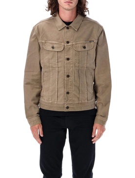 Tom Ford Logo Patch Straight Hem Jacket