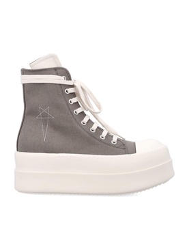 DRKSHDW Double Bumper High-Top Canvas Sneakers