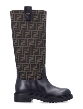 Fendi Filo Panelled Boots