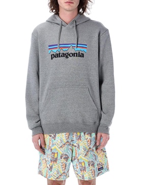 Patagonia P-6 Logo Uprisal Hoodie in Grey