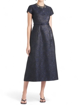 fallon dress in black/midnight