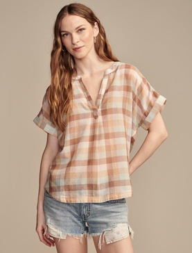 women's camp shirt popover