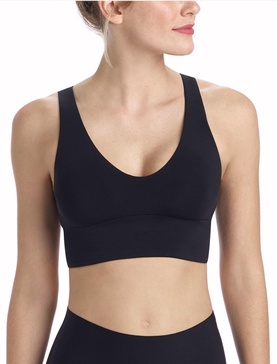 butter comfy bralette in black