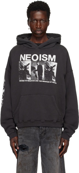 Black 'Neoism' Hoodie