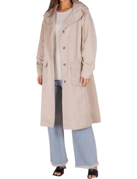 i’ll be found trench coat in beige