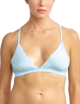 women's crown embroidered bralette in something blue