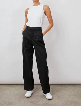 marnie pant in black twill