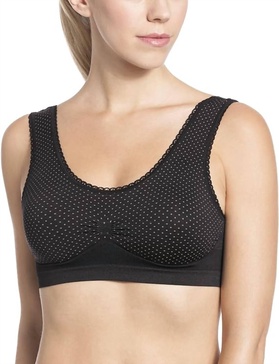 seamless maternity bustier in black