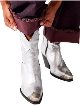 women's brayden boots in silver