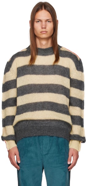 Multicolor Striped Crewneck