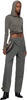 Gray Belted Shell Trousers