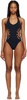 Navy Cutout One-Piece Swimsuit