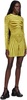 Yellow 'The Body Morphing' Minidress