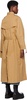 Tan Pin-Buckle Trench Coat