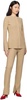 Taupe Lay2 Straight Trousers