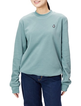 Volcom Women's Polar Fleece Crew Snowboard Sweatshirt