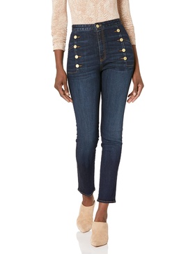 Ramy Brook Women's Stephanie Exposed Button Jean