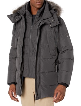 Andrew Marc Men's Mid Length Down Jacket