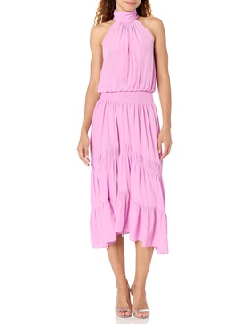 Ramy Brook Women's Ila High Neck Midi Dress