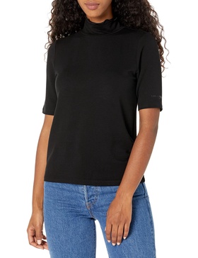 KARL LAGERFELD Women's Everyday 3/4 Sleeve Knit Top