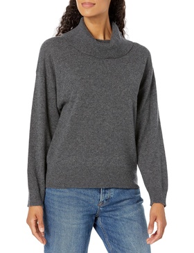 Equipment Women's Mathilde Turtleneck Cashmere Sweater in Heather Grey