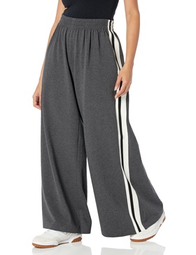 Norma Kamali Women's Side Stripe Boyfriend Sweatpant