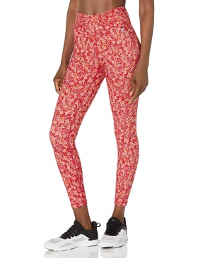 Tommy Hilfiger Women's Compression Legging Ditwsy Floral Print Interior Pocket Legging