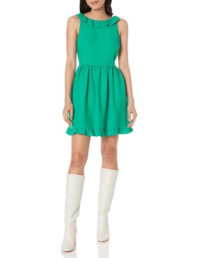 kate spade new york Women's Beryl Green Ruffle Dress