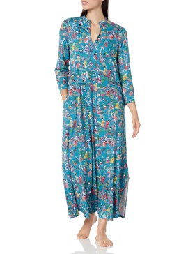 N Natori womens Mandarin Caftan Length 52"