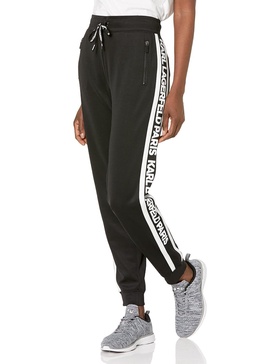 KARL LAGERFELD Women's Block Letter Logo Jogger