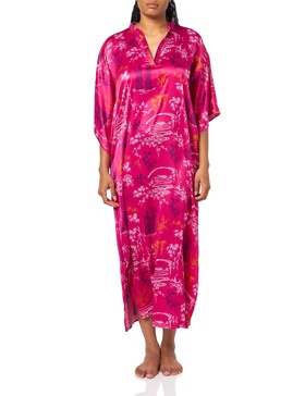 N Natori Women's Butterfly Caftan Length 52"