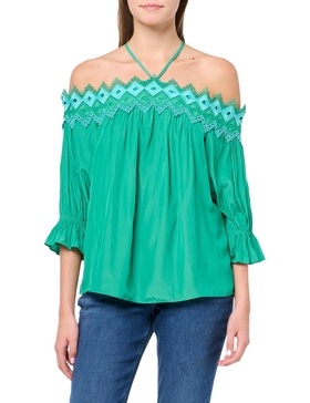 Ramy Brook Women's Laney Embellished Off Shoulder Top