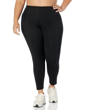 DKNY Women's Plus Size Sport Ultra Compression High Waist 7/8 Tight