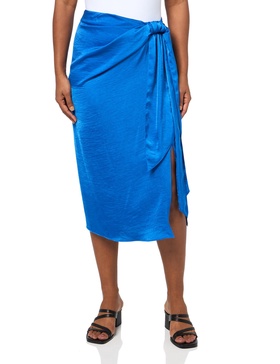 BCBGeneration Women's Sarong Midi Skirt with Front Slit