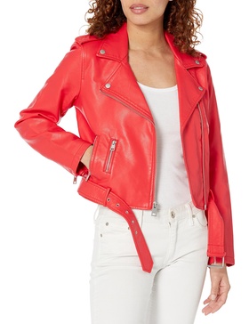 Levi's Women's Belted Faux Leather Moto Jacket (Regular & Plus Size)