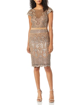 Tadashi Shoji Women's C/S Sequin Lace Gown