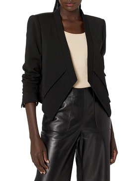 BCBGMAXAZRIA Women's Blazer with Front Button Closure and Long Sleeves