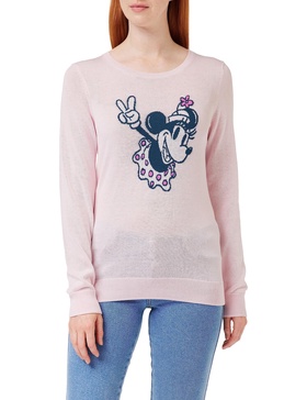 Amazon Essentials Disney | Marvel | Star Wars Women's Lightweight Crewneck Sweaters