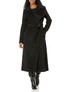 DKNY Women's Long Belted Wool Coat