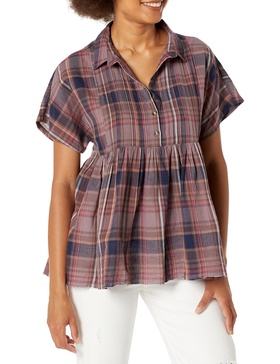 Lucky Brand Women's Babydoll Tunic Shirt