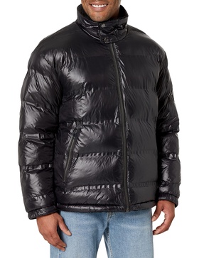 DKNY Men's Reversible Sherpa Puffer Jacket