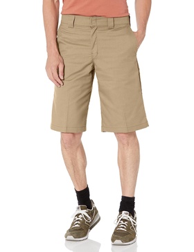 Dickies Men's Cooling Active Waist Flat Front Shorts, 13"