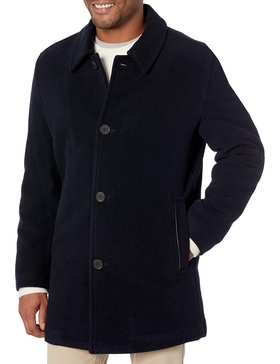 Cole Haan Men's Wool Plush Car Coat