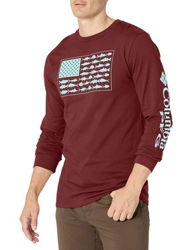 Columbia Men's Long Sleeve Tee Shirt Outdoors Fishing Camping Hiking