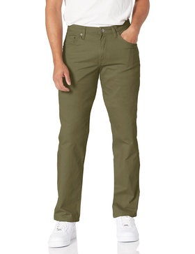 Amazon Essentials Men's Straight-Fit 5-Pocket Stretch Twill Pant