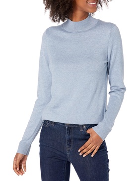 Amazon Essentials Women's Lightweight Mockneck Sweater (Available in Plus Size)