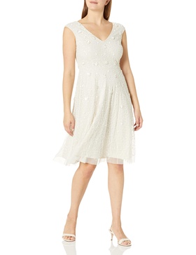 Adrianna Papell Women's Beaded Cocktail Dress