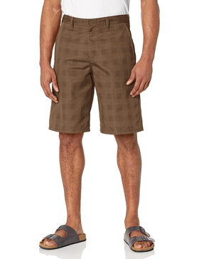 Dickies Men's Flex Regular Fit Plaid Flat Front 11in Shorts