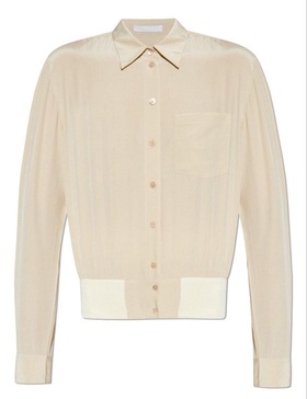 Helmut Lang Buttoned Long-Sleeved Bomber Shirt