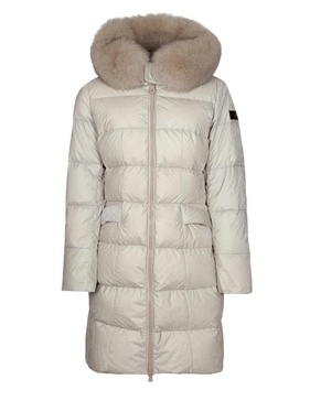 Mandie Nylon Down Jacket Sesame Color